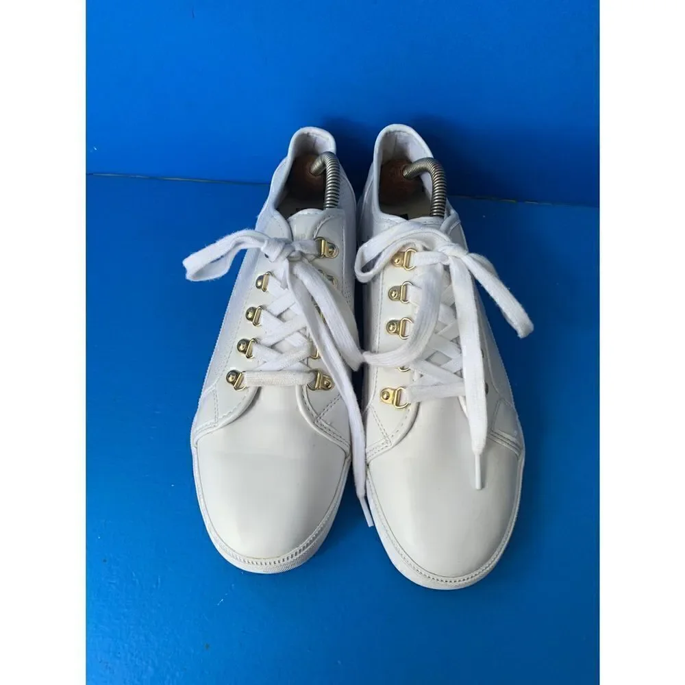 Tommy Hilfiger Mens White Lace Up Low Top Athletic Sneaker Shoes Size 11M